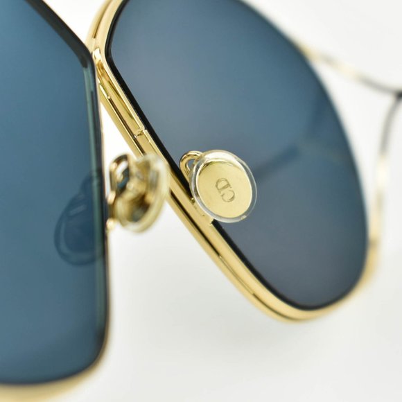 DIOR "Stellaire2" Gold Metal CD Logo Sunglasses mp - Picture 5 of 10